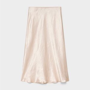 Aritzia Babaton Satin Slip skirt in denude size 00